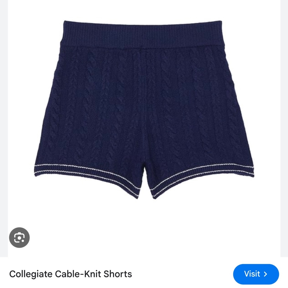 ISO!! Cable-Knit Women's Shorts PINK Victoria’s Secret